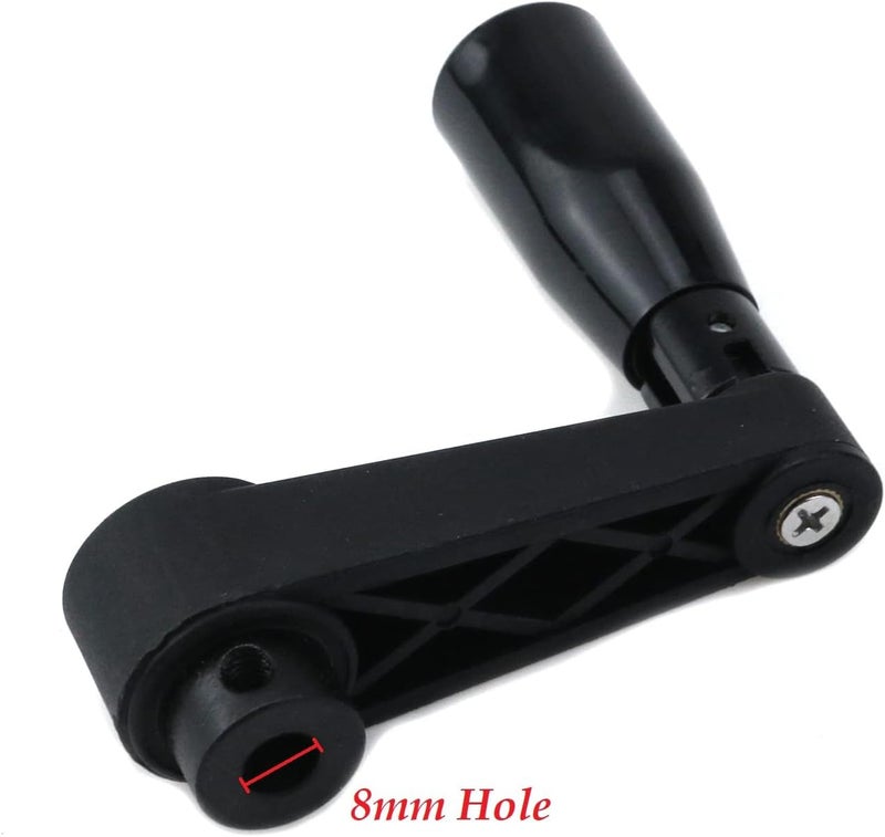 FarBoat Foldable Crank Handle Swivel Rocker Handle Nylon Lathe Crank Handles 9.16 - Image 3